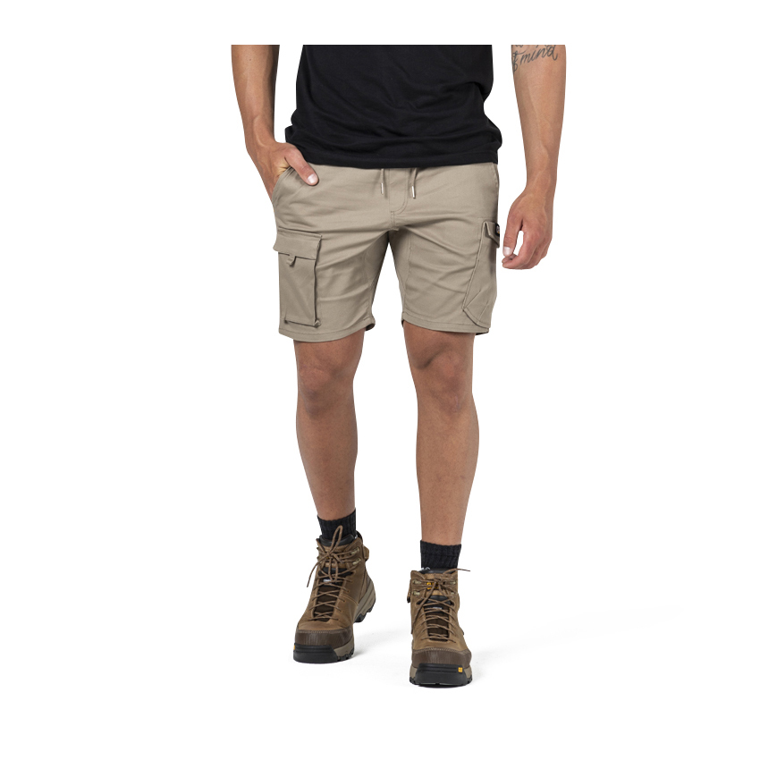 Caterpillar Clothing PK - Caterpillar Diesel Mens Work Shorts Khaki (054618-BVE)